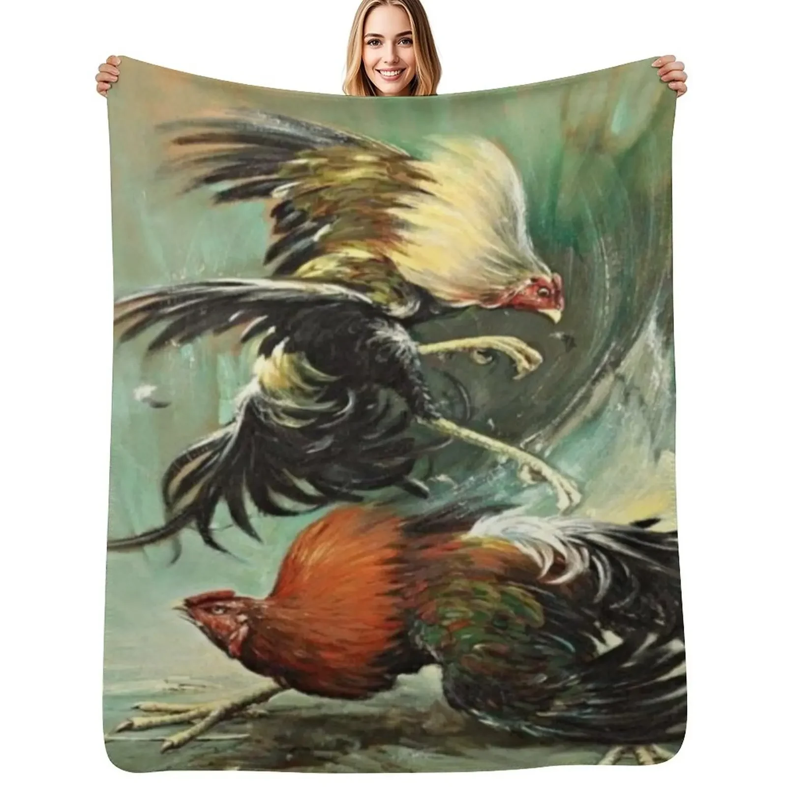 Pelea de gallos, Rooster fight, cock fight Throw Blanket Loose Polar Cute Plaid For Sofa Thin Blanket
Pelea de gallos, Rooster fight, cock fight Throw Blanket Loose Polar Cute Plaid For Sofa Thin Blanket