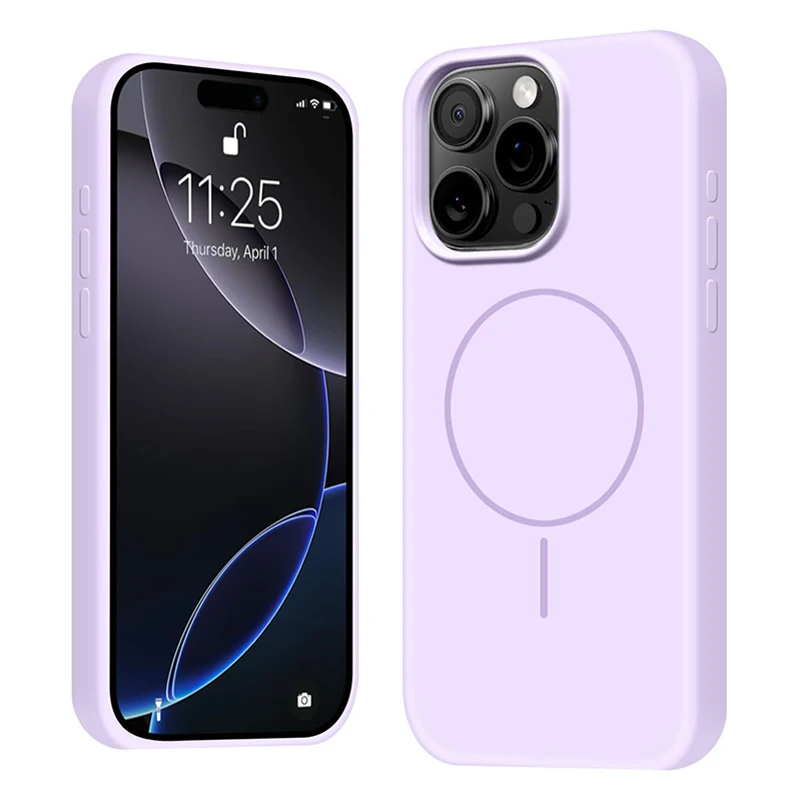 Magnetic Magsafe Liquid Silicone Case for iPhone 16 15 14 Plus 13 12 11 Pro Max Luxury Full Body Shockproof Back Cover Shell
Magnetic Magsafe Liquid Silicone Case for iPhone 16 15 14 Plus 13 12 11 Pro Max Luxury Full Body Shockproof Back Cover Shell