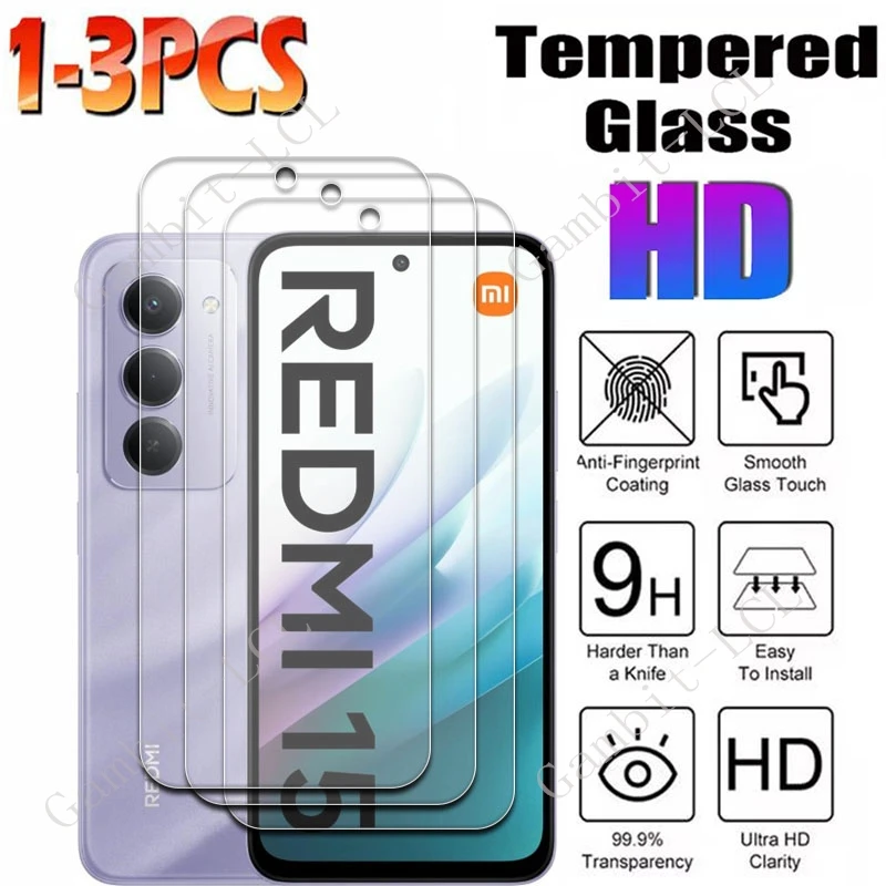 1/3PCS 9H HD Tempered Glass For Xiaomi Redmi 15 5G 4G 6.9" ON XiaomiRedmi15 Redmi15 Screen Protector Cover Film
1/3PCS 9H HD Tempered Glass For Xiaomi Redmi 15 5G 4G 6.9" ON XiaomiRedmi15 Redmi15 Screen Protector Cover Film