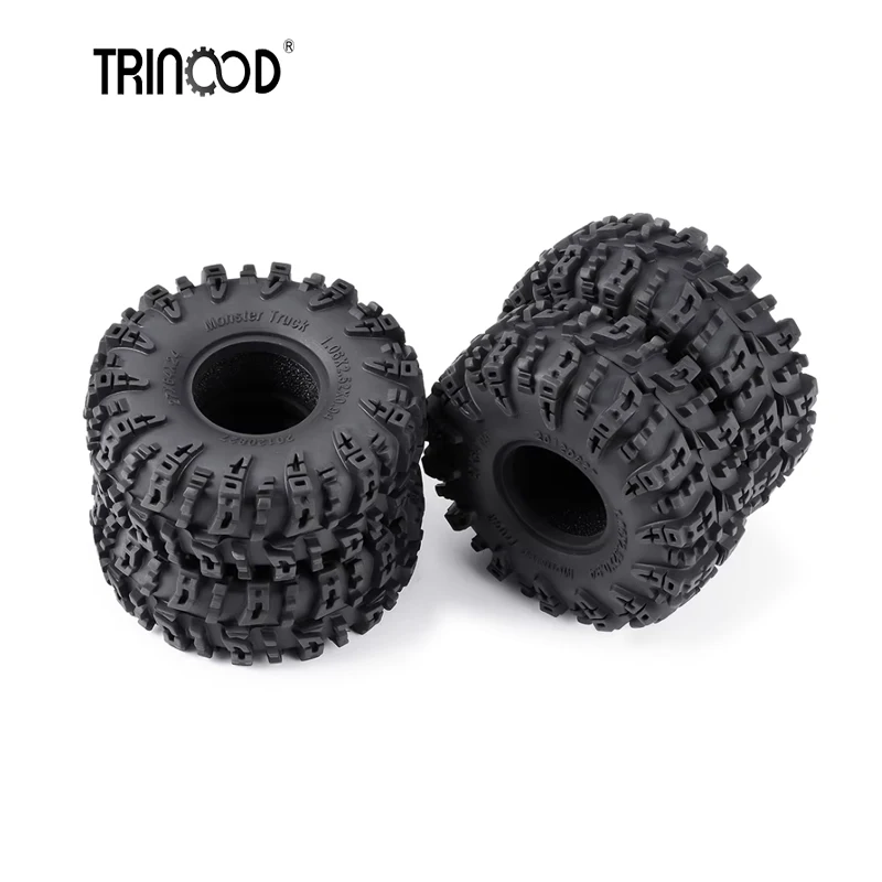 TRINOOD 64MM Rubber Tyres 1.1" Wheel Tires With Foam Insert for 1/18 RC Crawler Car TRX4-M Upgrade Parts Accessories
TRINOOD 64MM Rubber Tyres 1.1" Wheel Tires With Foam Insert for 1/18 RC Crawler Car TRX4-M Upgrade Parts Accessories