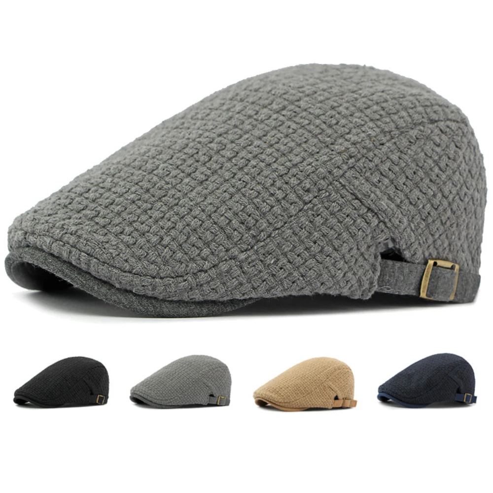 HT4957 Berets Men Women Autumn Winter Knitted Hat Vintage Artist Painter Beret Hat Male Female Ivy Flat Cap Adjustable Beret Cap
HT4957 Berets Men Women Autumn Winter Knitted Hat Vintage Artist Painter Beret Hat Male Female Ivy Flat Cap Adjustable Beret Cap