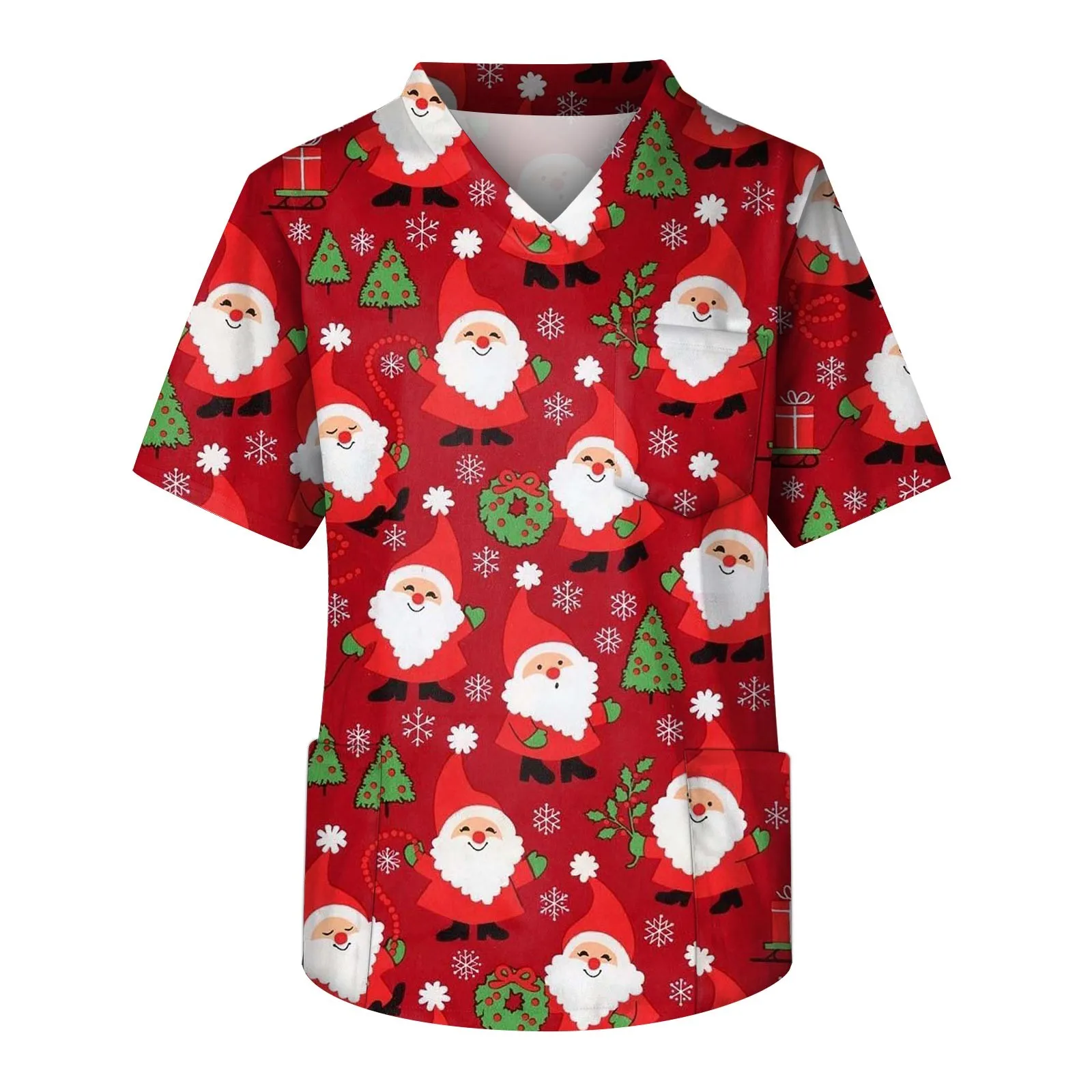New Santa Scrubs Medical Uniforms Women Men Nurse Accessories Clinical Uniform Dentist Work Blouse Vet Spa Christmas Scrubs Tops
New Santa Scrubs Medical Uniforms Women Men Nurse Accessories Clinical Uniform Dentist Work Blouse Vet Spa Christmas Scrubs Tops