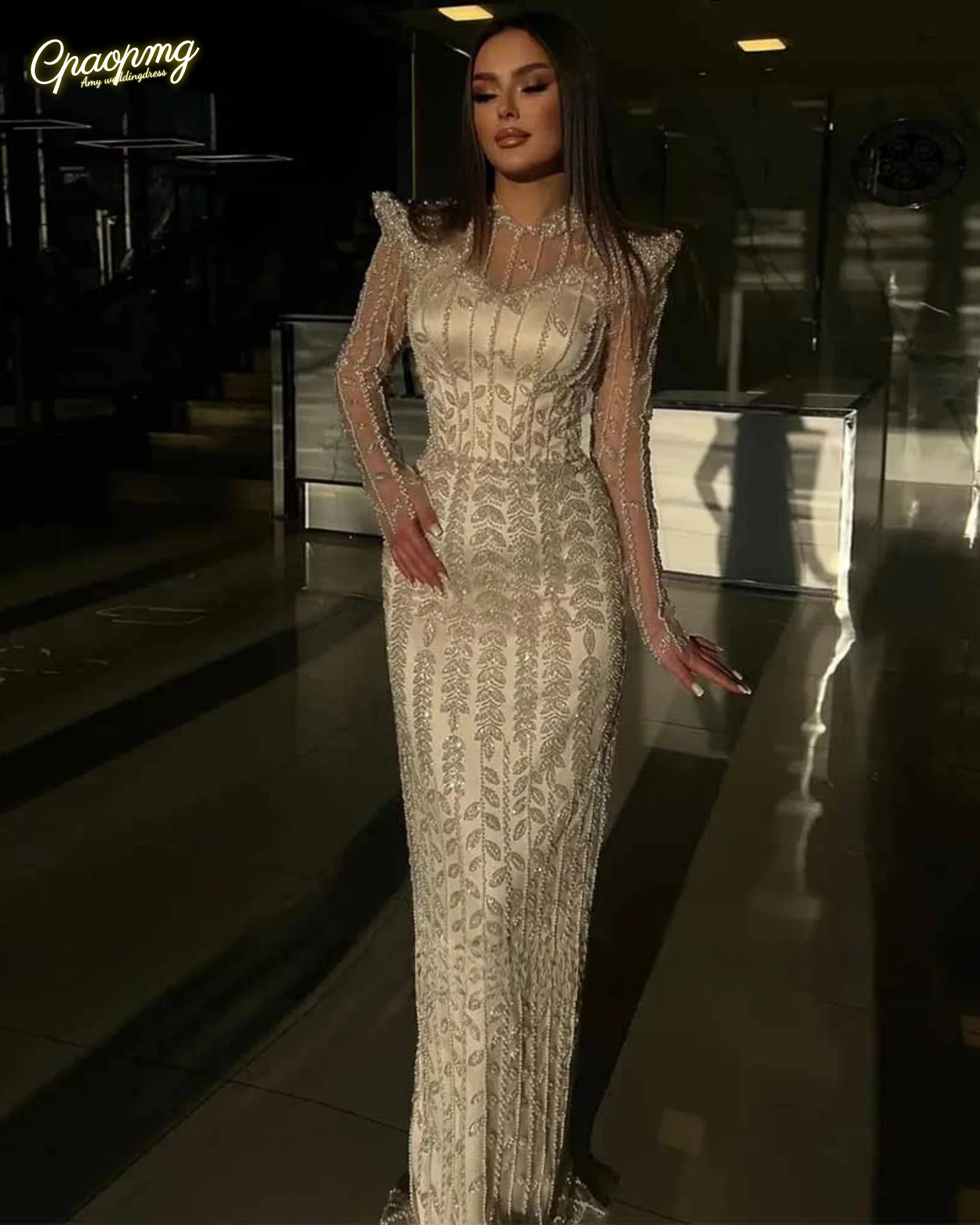 Роскошные вечерние платья по индивидуальному заказу, атласное платье-футляр для выпускного вечера из Саудовской Аравии, длинное платье знаменитости цвета слоновой кости с круглым вырезом и жемчугом и бусинами
Роскошные вечерние платья по индивидуальному заказу, атласное платье-футляр для выпускного вечера из Саудовской Аравии, длинное платье знаменитости цвета слоновой кости с круглым вырезом и жемчугом и бусинами