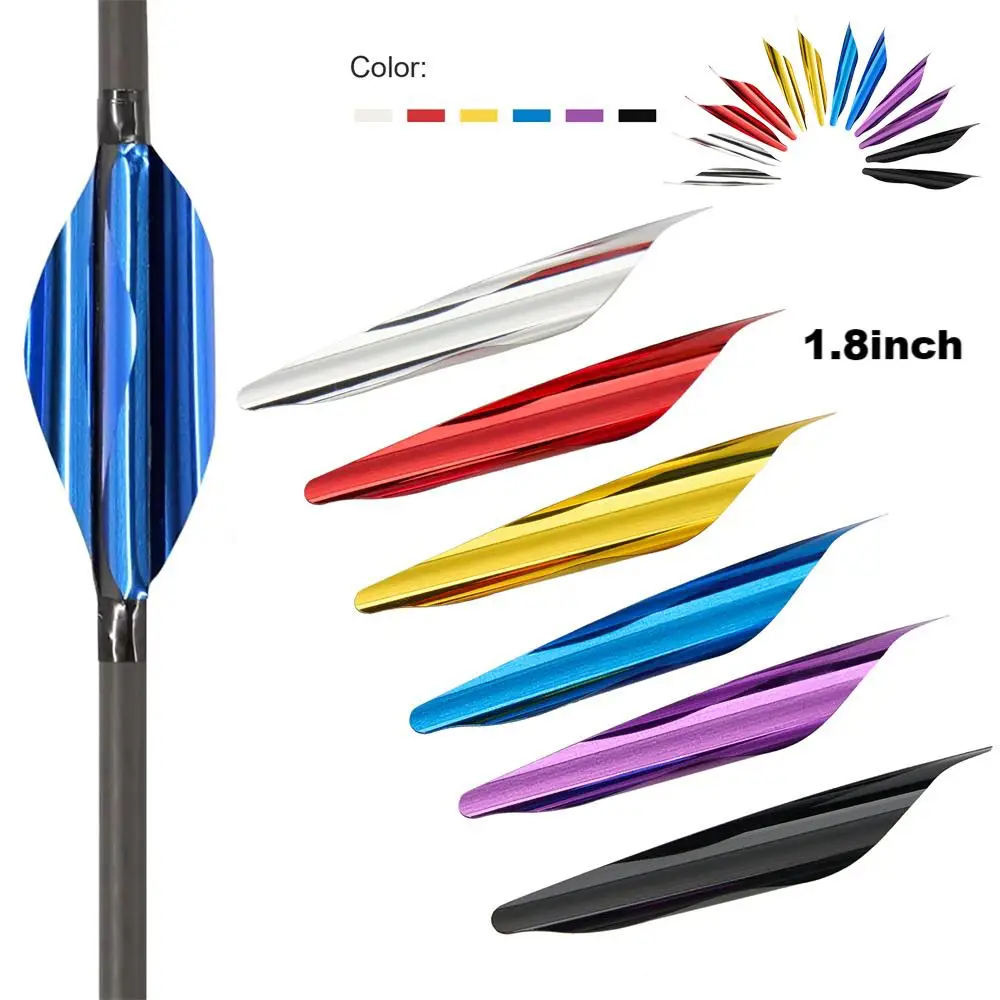50 PCS 1.8" Spin Vanes Spiral Feather Six Color PVC Material Spin Vanes LH/RH DIY Fletching Archery Bow Hunting Accessories
50 PCS 1.8" Spin Vanes Spiral Feather Six Color PVC Material Spin Vanes LH/RH DIY Fletching Archery Bow Hunting Accessories