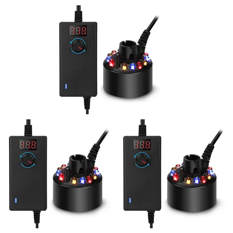 A50Q-3X Mist Maker Fogger Water Fountain Pond Fog Machine Atomizer Air Humidifier Haloween Smoke Machine Black Us Plug
A50Q-3X Mist Maker Fogger Water Fountain Pond Fog Machine Atomizer Air Humidifier Haloween Smoke Machine Black Us Plug