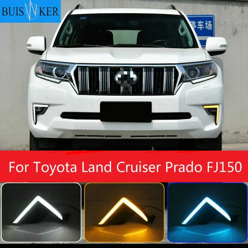 LED Daytime Running Light For Toyota Land Cruiser Prado FJ150 2017-2019 Car Accessories Waterproof 12V DRL Fog Lamp Decoration
LED Daytime Running Light For Toyota Land Cruiser Prado FJ150 2017-2019 Car Accessories Waterproof 12V DRL Fog Lamp Decoration