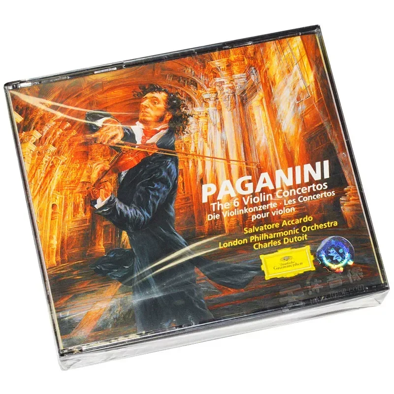 Paganini Six Violin Concertos for Accardo Dutois Original CD 4372102
Paganini Six Violin Concertos for Accardo Dutois Original CD 4372102