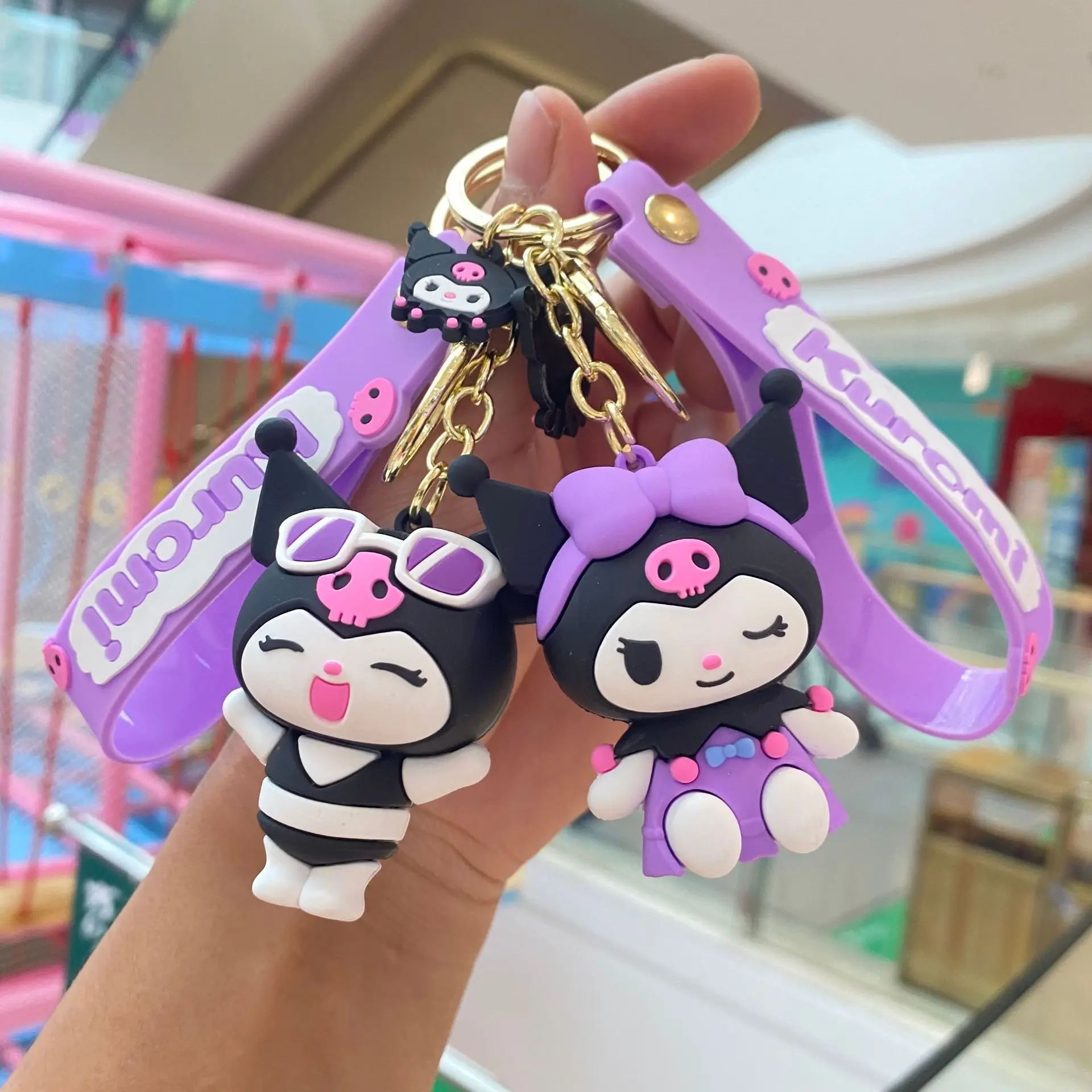 Cute Sanrio Kuromi Keyring Key Chain for Women Men Bag Handbag Decoration Pendants Couple Friends Gifts XMAS
Cute Sanrio Kuromi Keyring Key Chain for Women Men Bag Handbag Decoration Pendants Couple Friends Gifts XMAS