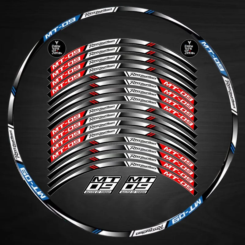 MT LOGO Wheel Hub Decoration 09 Motorcycle Frame Strip Reflective Stickers For Yamaha MT-09 17 inches Waterproof Decal
MT LOGO Wheel Hub Decoration 09 Motorcycle Frame Strip Reflective Stickers For Yamaha MT-09 17 inches Waterproof Decal