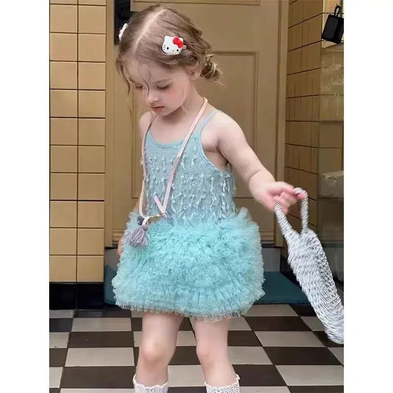 Girls Dress Spring Summer New Style Suspender Fluffy Princess Dress Fashionable and Casual Stylish and Versatile Daily Wear
Girls Dress Spring Summer New Style Suspender Fluffy Princess Dress Fashionable and Casual Stylish and Versatile Daily Wear