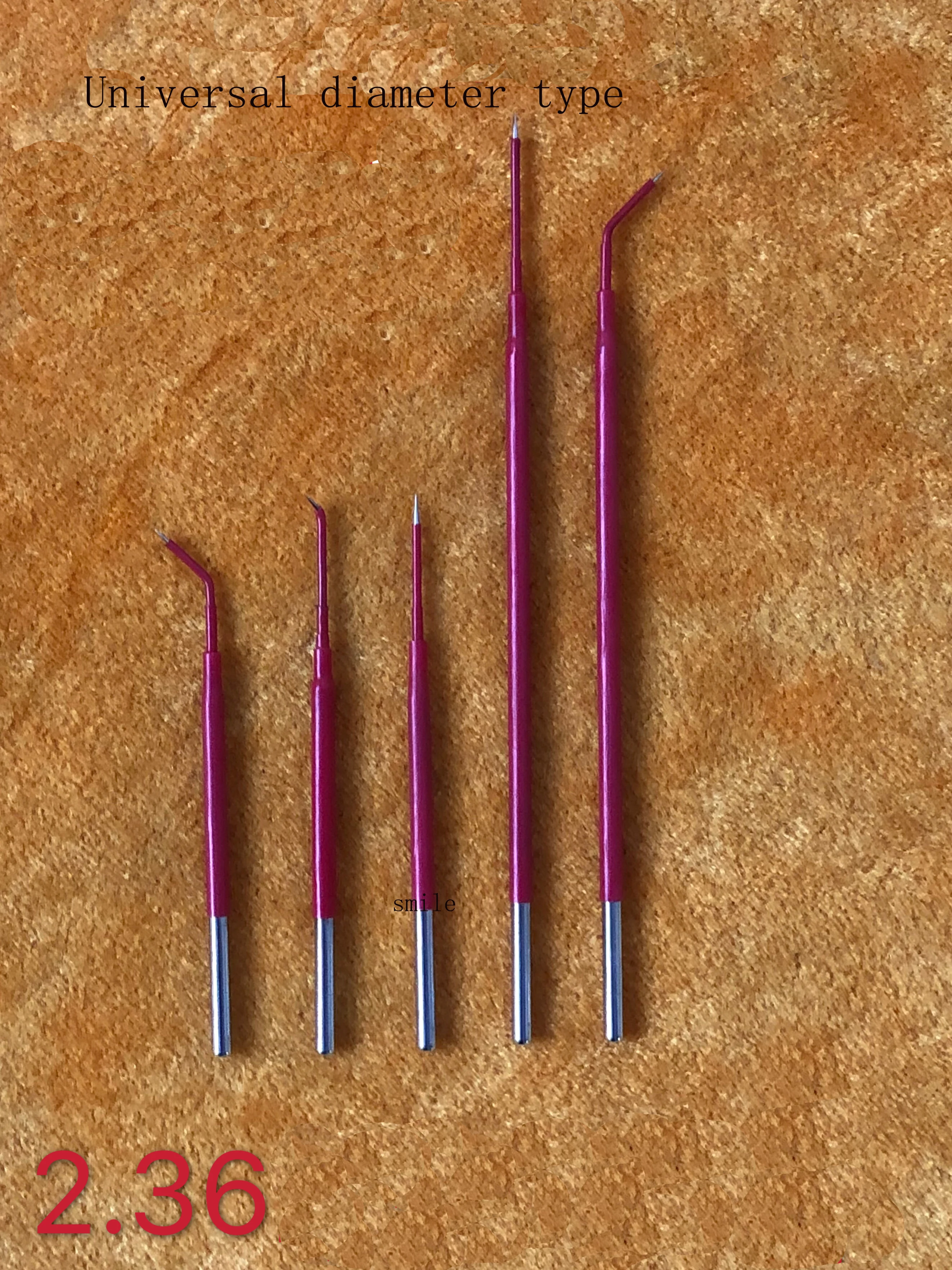 High frequency electroknife tungsten needle high frequency electrode cutting non-adhesive bipolar electrical coagulation tweezer
High frequency electroknife tungsten needle high frequency electrode cutting non-adhesive bipolar electrical coagulation tweezer