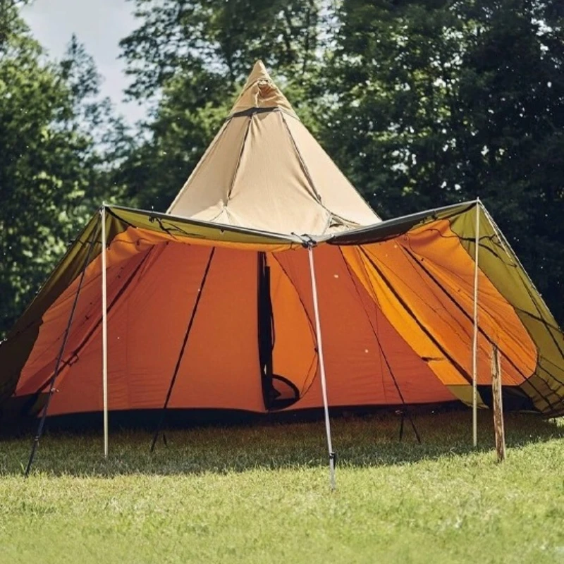 Outdoor exquisite camping Thickened flying tent Camping Light luxury pyramid Indian wing tent
Outdoor exquisite camping Thickened flying tent Camping Light luxury pyramid Indian wing tent