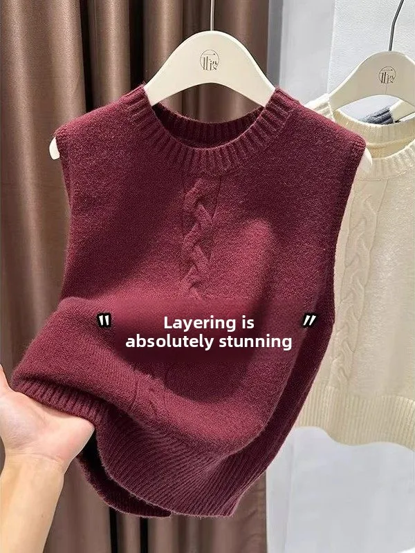 Красный круглый вязаный жилет Ne Svel для женщин, модная внутренняя одежда с ажурным дизайном, осенне-зимний новый топ для многослойных образов
Красный круглый вязаный жилет Ne Svel для женщин, модная внутренняя одежда с ажурным дизайном, осенне-зимний новый топ для многослойных образов