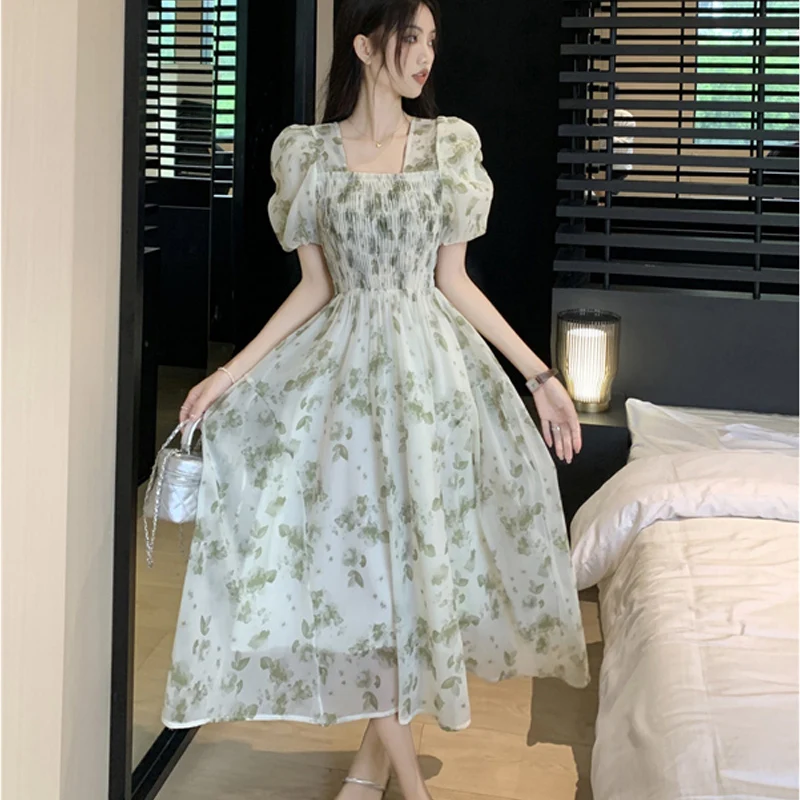 CASUMANL Brand Fragmented Flowers Dress for Women 2024 New Summer Lower Back A-line Long Skirt Females Vacation Style Clothes
CASUMANL Brand Fragmented Flowers Dress for Women 2024 New Summer Lower Back A-line Long Skirt Females Vacation Style Clothes