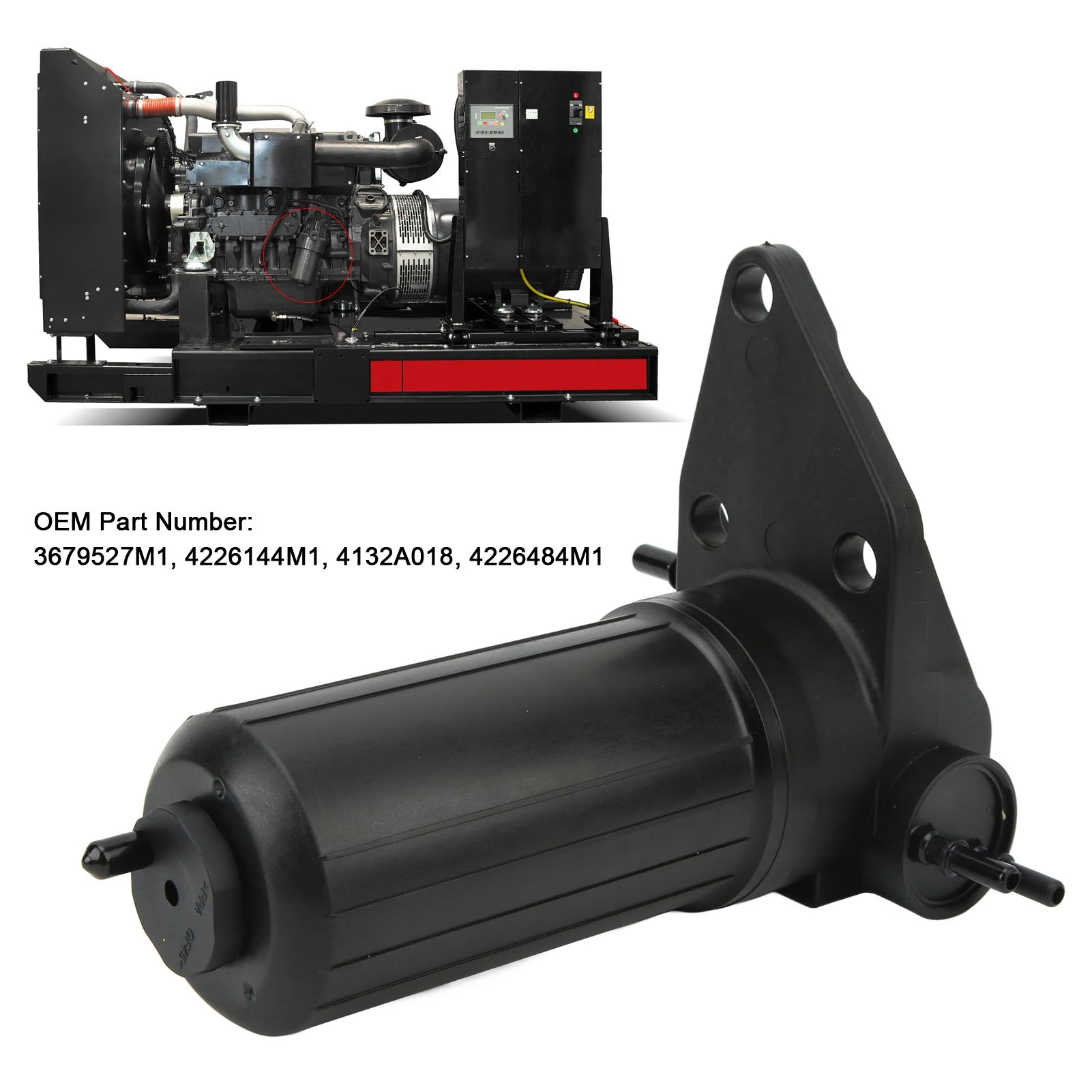 24V Electric Fuel Lift Pump with Repair Kit 4132A018 Replacement for Perkins Engines 1104D 44T 1104C 44T 24V Fuel Pump 4226144M1
24V Electric Fuel Lift Pump with Repair Kit 4132A018 Replacement for Perkins Engines 1104D 44T 1104C 44T 24V Fuel Pump 4226144M1