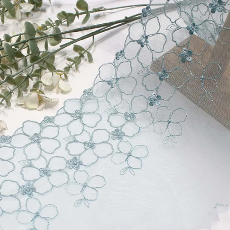 30Yards Floral Tulle Mesh Embroidery Lace Trim Lingerie Sewing Craft DIY Apparel Fabric Lace Dress Garment Accessory
30Yards Floral Tulle Mesh Embroidery Lace Trim Lingerie Sewing Craft DIY Apparel Fabric Lace Dress Garment Accessory