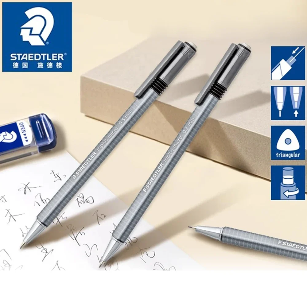 German STAEDTLER Mechanical Pencil 774 Triangular Handle Automatic Pencil 0.5/0.7mm Comic Art Drawing Design School Supplies
German STAEDTLER Mechanical Pencil 774 Triangular Handle Automatic Pencil 0.5/0.7mm Comic Art Drawing Design School Supplies
