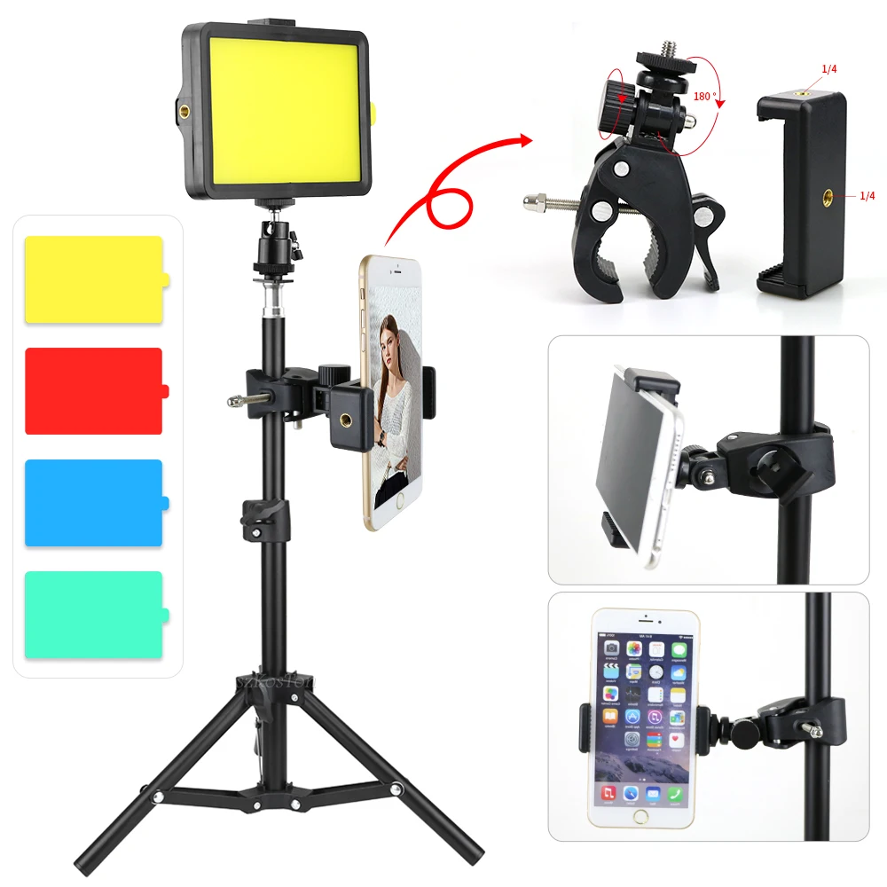 LED Photography Video Light Panel Lighting Photo Studio Lamp Kit With Tripod Stand RGB Filters For Youbube Live Streaming Shoot
LED Photography Video Light Panel Lighting Photo Studio Lamp Kit With Tripod Stand RGB Filters For Youbube Live Streaming Shoot
