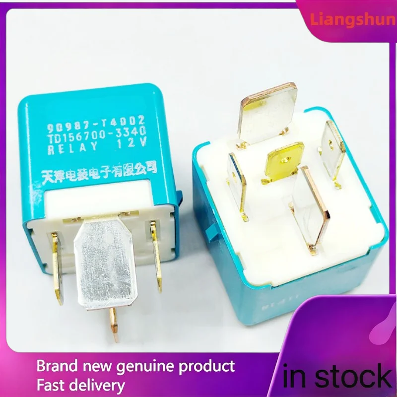 New 5pcs/lot 100% original genuine relay:90987-T4002 TD156700-3340 12V 5pins Automotive electrical relay
New 5pcs/lot 100% original genuine relay:90987-T4002 TD156700-3340 12V 5pins Automotive electrical relay