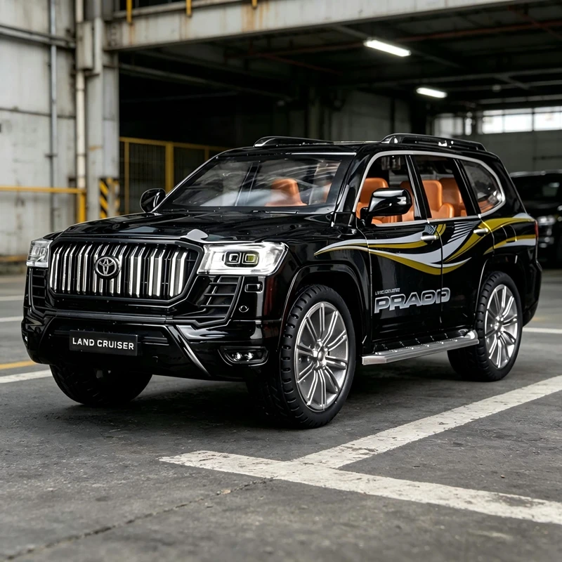 Модель внедорожника Toyota Prado из сплава, масштаб 1:24, с открывающимися дверями, звуковыми и световыми эффектами, подарок для любителей внедорожников.
Модель внедорожника Toyota Prado из сплава, масштаб 1:24, с открывающимися дверями, звуковыми и световыми эффектами, подарок для любителей внедорожников.