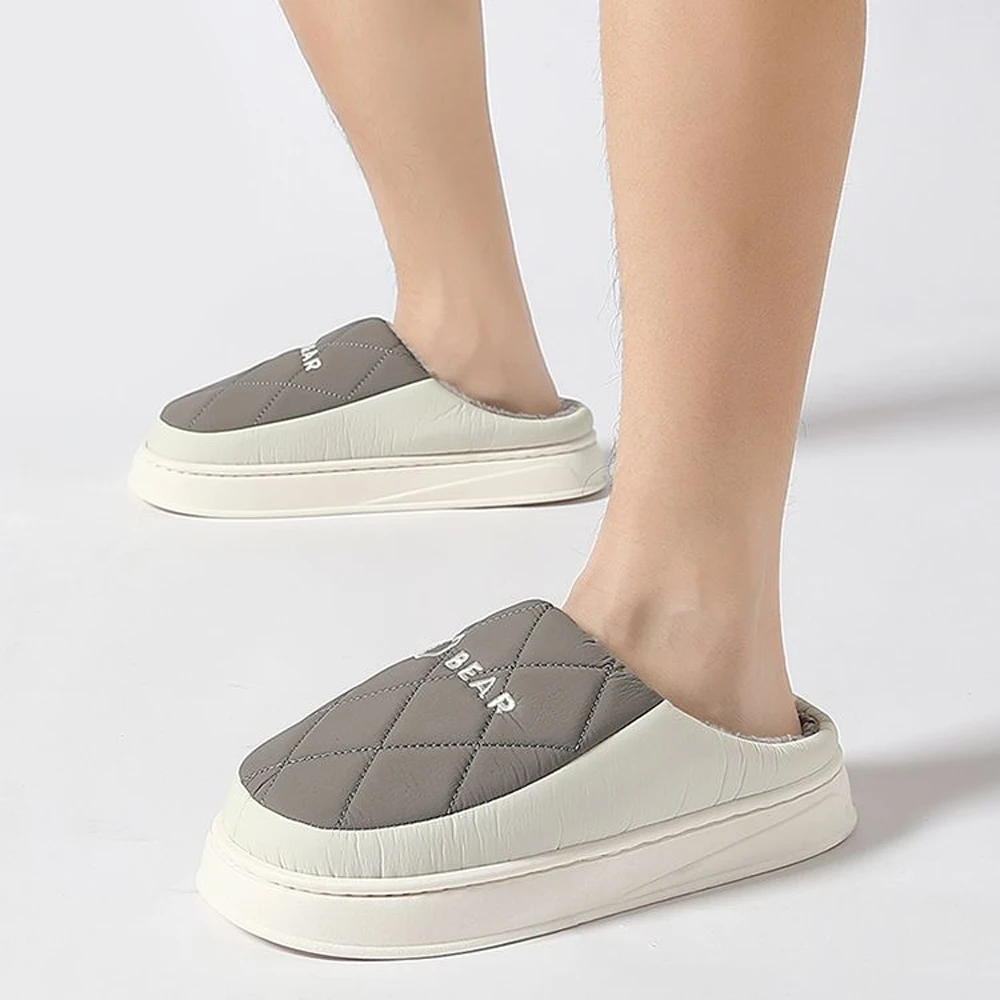 BASATU Winter Warm Fur Slippers Men Women Couples House Non Slip Soft Shoes Vintage Flat Heel Home Indoor Bedroom Plush Slippers
BASATU Winter Warm Fur Slippers Men Women Couples House Non Slip Soft Shoes Vintage Flat Heel Home Indoor Bedroom Plush Slippers