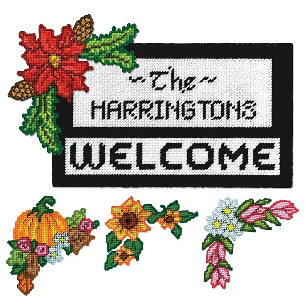 Seasonal Welcome Plastic Canvas Kit
Seasonal Welcome Plastic Canvas Kit