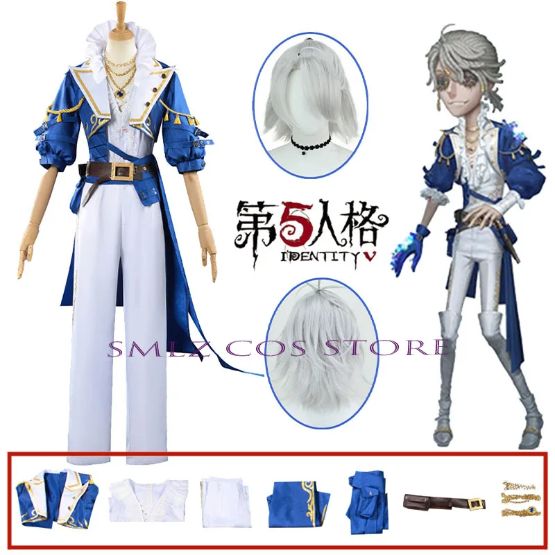 Костюм для косплея из игры Identity V: Новый комплект Луки Бальсы (синий тренч, униформа, парик) для женщин и мужчин, наряд для вечеринок и ролевых игр
Костюм для косплея из игры Identity V: Новый комплект Луки Бальсы (синий тренч, униформа, парик) для женщин и мужчин, наряд для вечеринок и ролевых игр