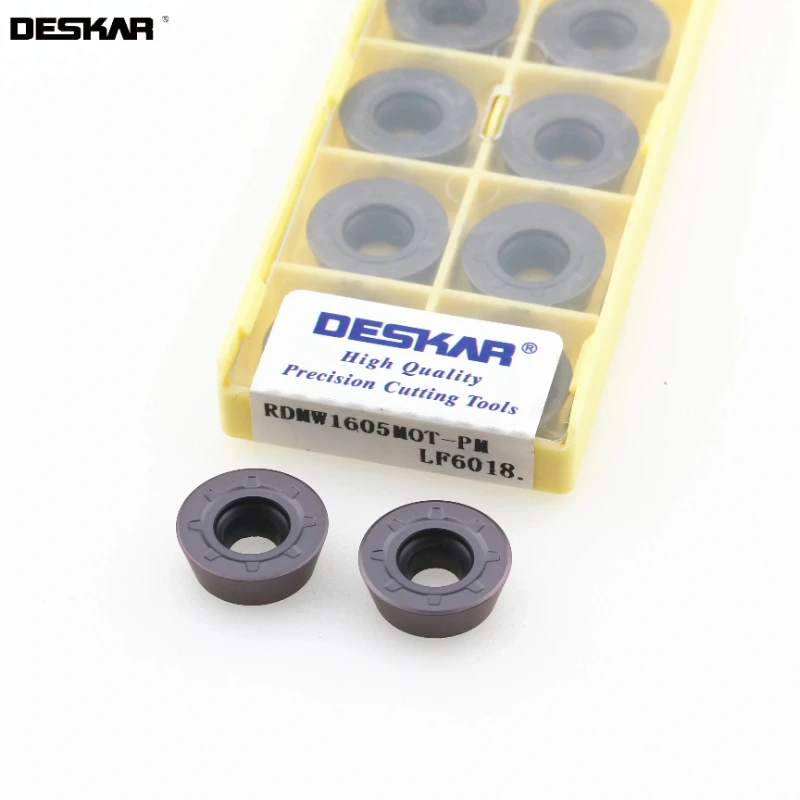 Deskar Rdmw1605mot-pm Rdmt1605mo-mq Lf6018 Milling Carbide Inserts Lathe Cutting Tool Mill Turning Tools For Stainless Steel
Deskar Rdmw1605mot-pm Rdmt1605mo-mq Lf6018 Milling Carbide Inserts Lathe Cutting Tool Mill Turning Tools For Stainless Steel
