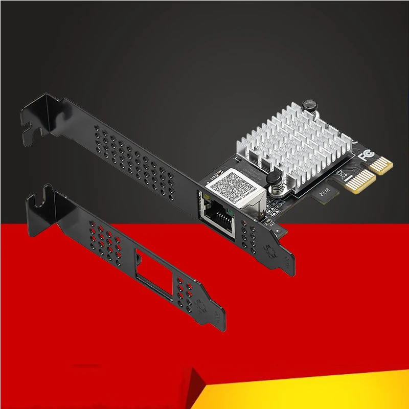 NEW 2.5Gb Network Card PCI Express X1 Gigabit Ethernet Adapter 1 Port RJ45 Interface 2500Mbps PCIE LAN Card RTL8125B Chip for PC
NEW 2.5Gb Network Card PCI Express X1 Gigabit Ethernet Adapter 1 Port RJ45 Interface 2500Mbps PCIE LAN Card RTL8125B Chip for PC