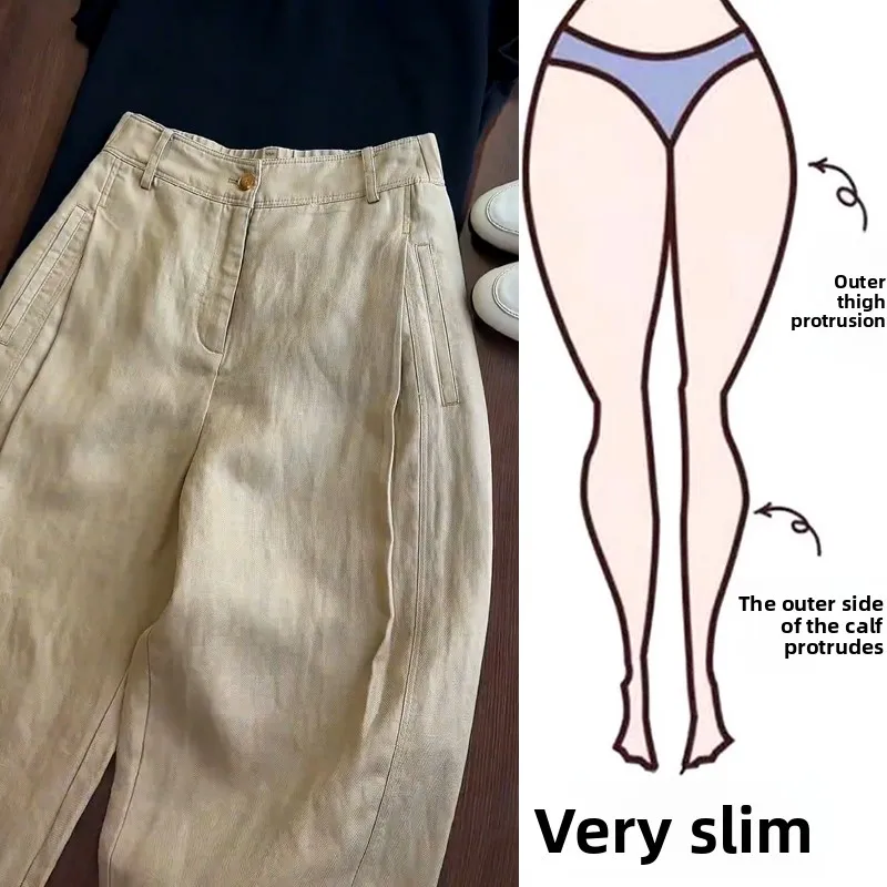 Summer plus Size Khaki Cotton Linen Wide Leg Pants Women's Loose Slimming Linen Straight Leg Pants High Waist Long Pan...
Summer plus Size Khaki Cotton Linen Wide Leg Pants Women's Loose Slimming Linen Straight Leg Pants High Waist Long Pan...