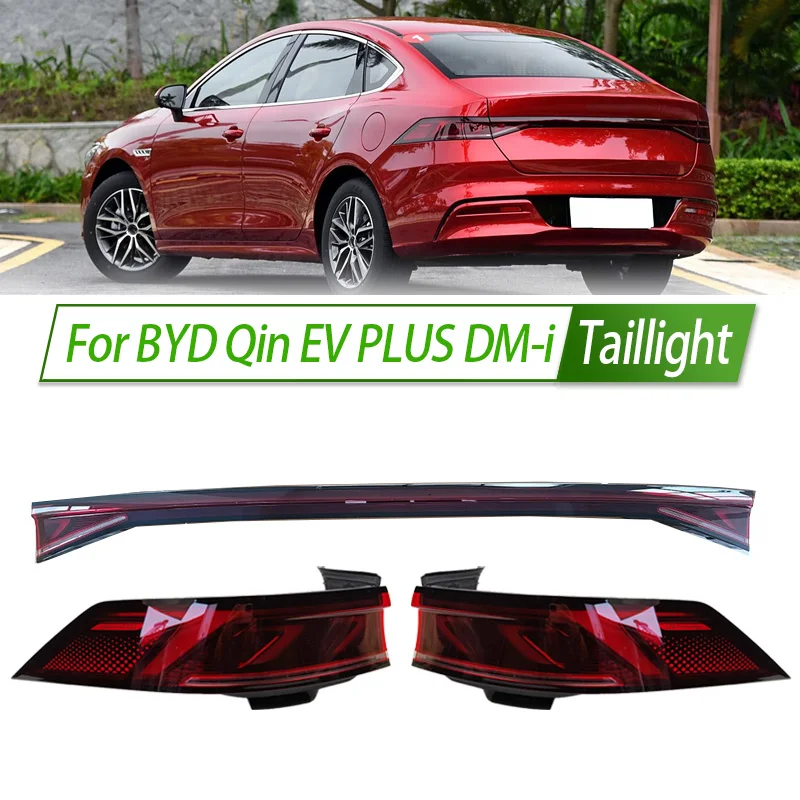 For BYD Qin EV PLUS DM-i Car Taillight Assembly OEM Style Rear Lamp with Turn Signal Reverse Light Direct Fit Replacement
For BYD Qin EV PLUS DM-i Car Taillight Assembly OEM Style Rear Lamp with Turn Signal Reverse Light Direct Fit Replacement