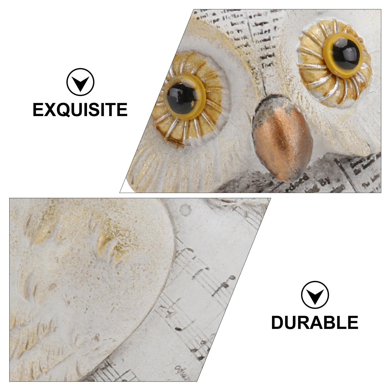 1Pcs Owl Shape Resin Craft Decor White Vintage Desktop Adornment Home Decoration Desktop Ornament Owl Shape Ornament
1Pcs Owl Shape Resin Craft Decor White Vintage Desktop Adornment Home Decoration Desktop Ornament Owl Shape Ornament