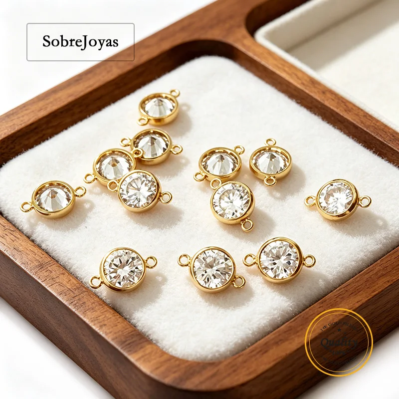 Birthstone Charm Pendant with AAA Zircon Gemstone 3/4/6mm for DIY Necklace Jewelry Accessories Connector 14K Gold Filled
Birthstone Charm Pendant with AAA Zircon Gemstone 3/4/6mm for DIY Necklace Jewelry Accessories Connector 14K Gold Filled