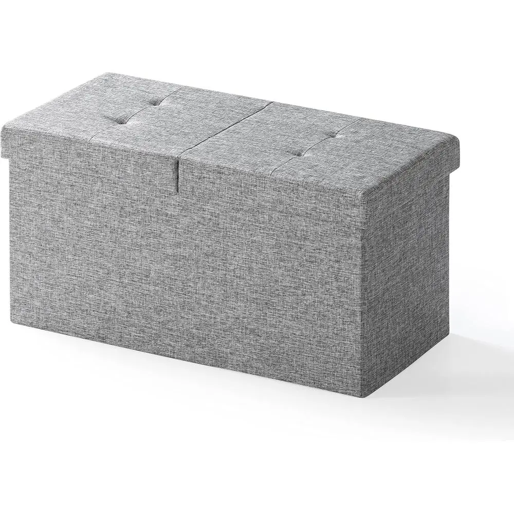 Otto & Ben 30" Storage Ottoman with SMART LIT Top, Upholstered Tuted Bench, oot Rest, Light Grey
Otto & Ben 30" Storage Ottoman with SMART LIT Top, Upholstered Tuted Bench, oot Rest, Light Grey