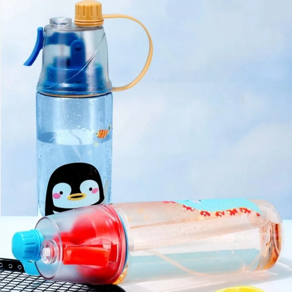 Stylish Cartoon Sports Water Cups with Spray Function Leak-Proof Plastic Water Bottles Transparent 600ml Cooling Spray Cups Kids
Stylish Cartoon Sports Water Cups with Spray Function Leak-Proof Plastic Water Bottles Transparent 600ml Cooling Spray Cups Kids