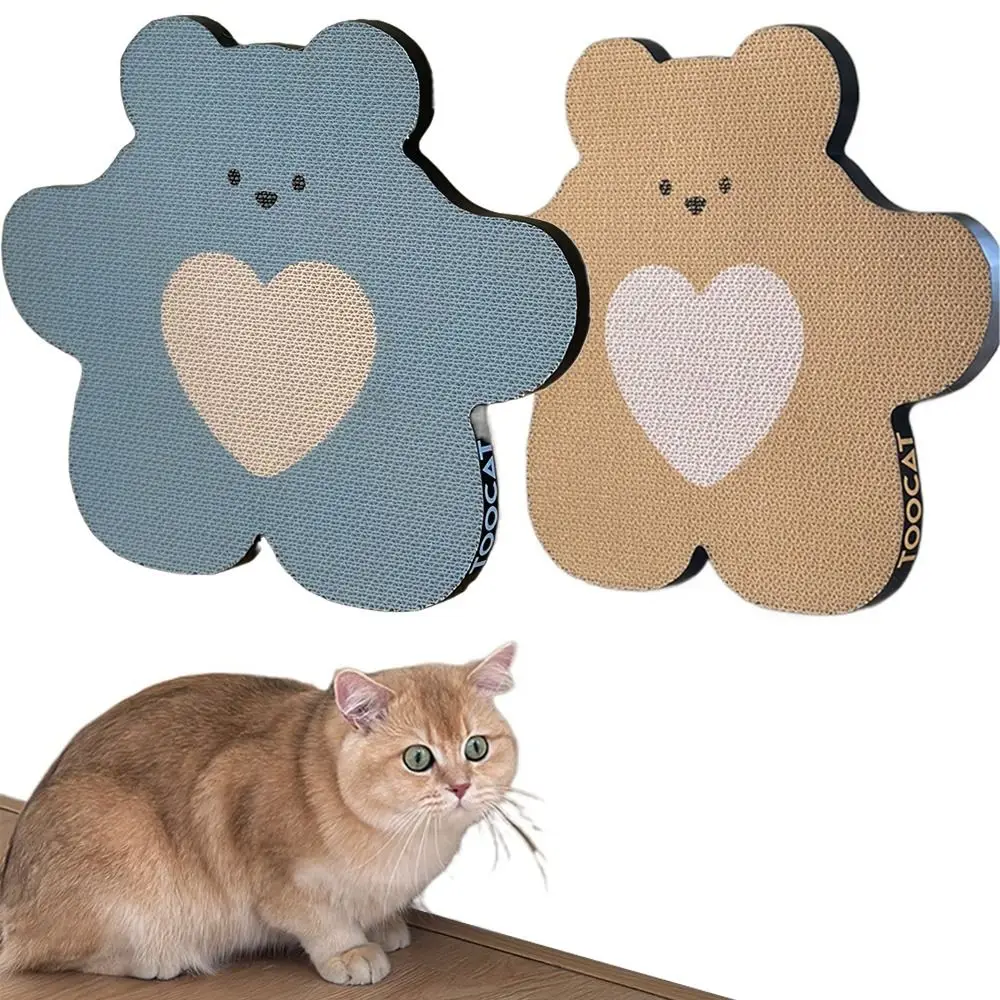 Cartoon Cat Scratching Board Grip-fast Furniture Protector Scratch Pad For Cats Bear Shape Space Saving Cat Scratch Wall Mat
Cartoon Cat Scratching Board Grip-fast Furniture Protector Scratch Pad For Cats Bear Shape Space Saving Cat Scratch Wall Mat
