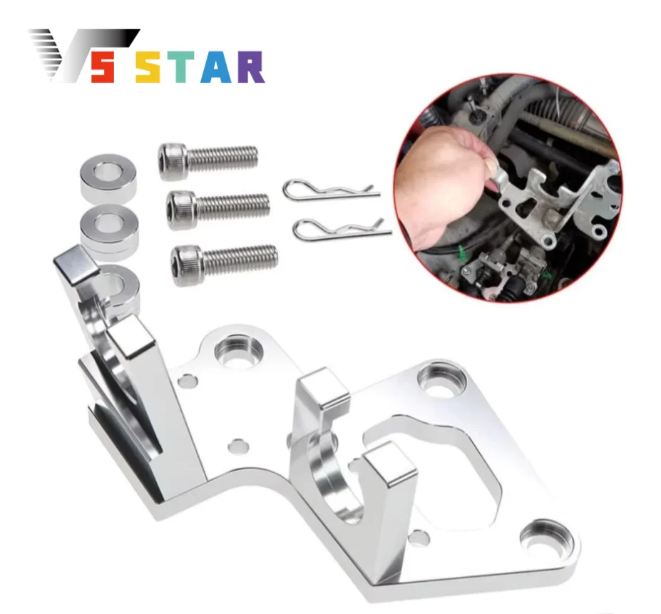 High Quality Aluminum Trans Shifter Cable Bracket For 2006-2011 Civic SI 6-Speed Transmission 2002-2004 RSX-S Silver SK-1079
High Quality Aluminum Trans Shifter Cable Bracket For 2006-2011 Civic SI 6-Speed Transmission 2002-2004 RSX-S Silver SK-1079