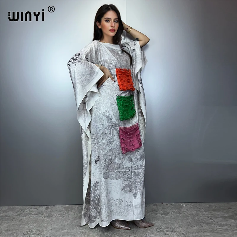 WINYI Print kaftan fashion african clothing beach outfits for women evening maxi dress muslim abaya dubai luxury عبايات holiday
WINYI Print kaftan fashion african clothing beach outfits for women evening maxi dress muslim abaya dubai luxury عبايات holiday