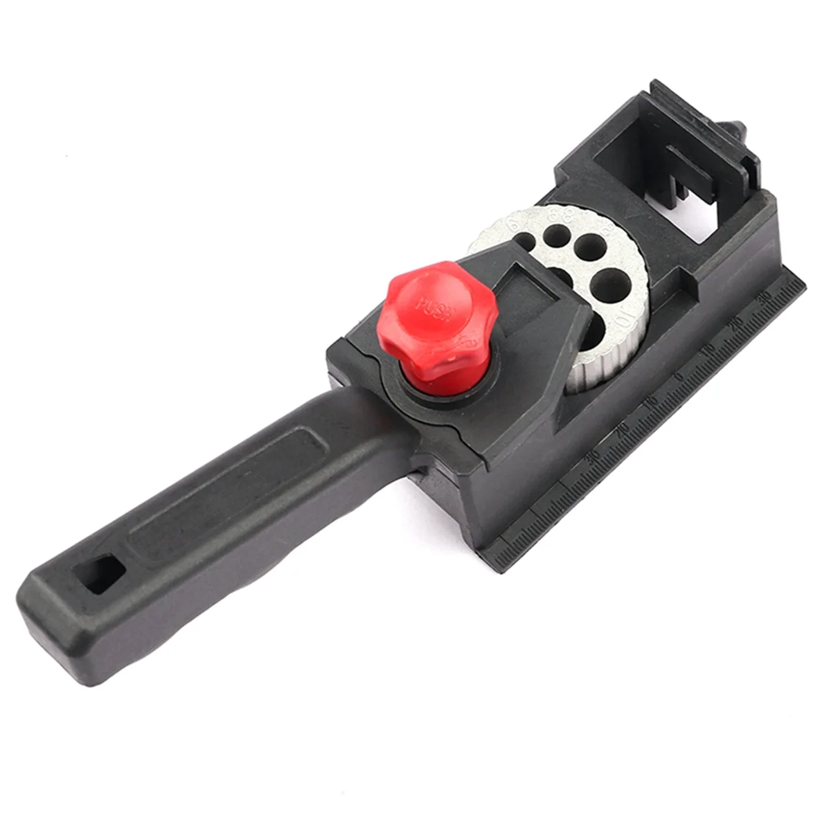 Pocket Hole Fixture Kit 10-Hole Woodworking Punch Locator Limit is Suitable for Most Pin Drilling Operations.
Pocket Hole Fixture Kit 10-Hole Woodworking Punch Locator Limit is Suitable for Most Pin Drilling Operations.