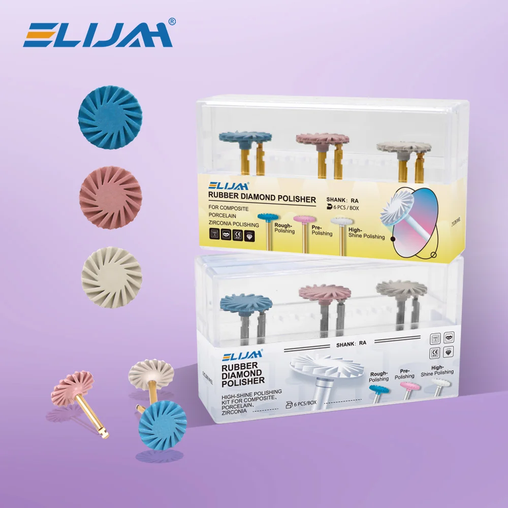 ELIJAH 6 шт./кор. стоматологический полировщик резины, композитная смола, алмазная система RA, комплект полировальных дисков, 14 мм, спиральный гибкий золотой, серебристый цвет
ELIJAH 6 шт./кор. стоматологический полировщик резины, композитная смола, алмазная система RA, комплект полировальных дисков, 14 мм, спиральный гибкий золотой, серебристый цвет