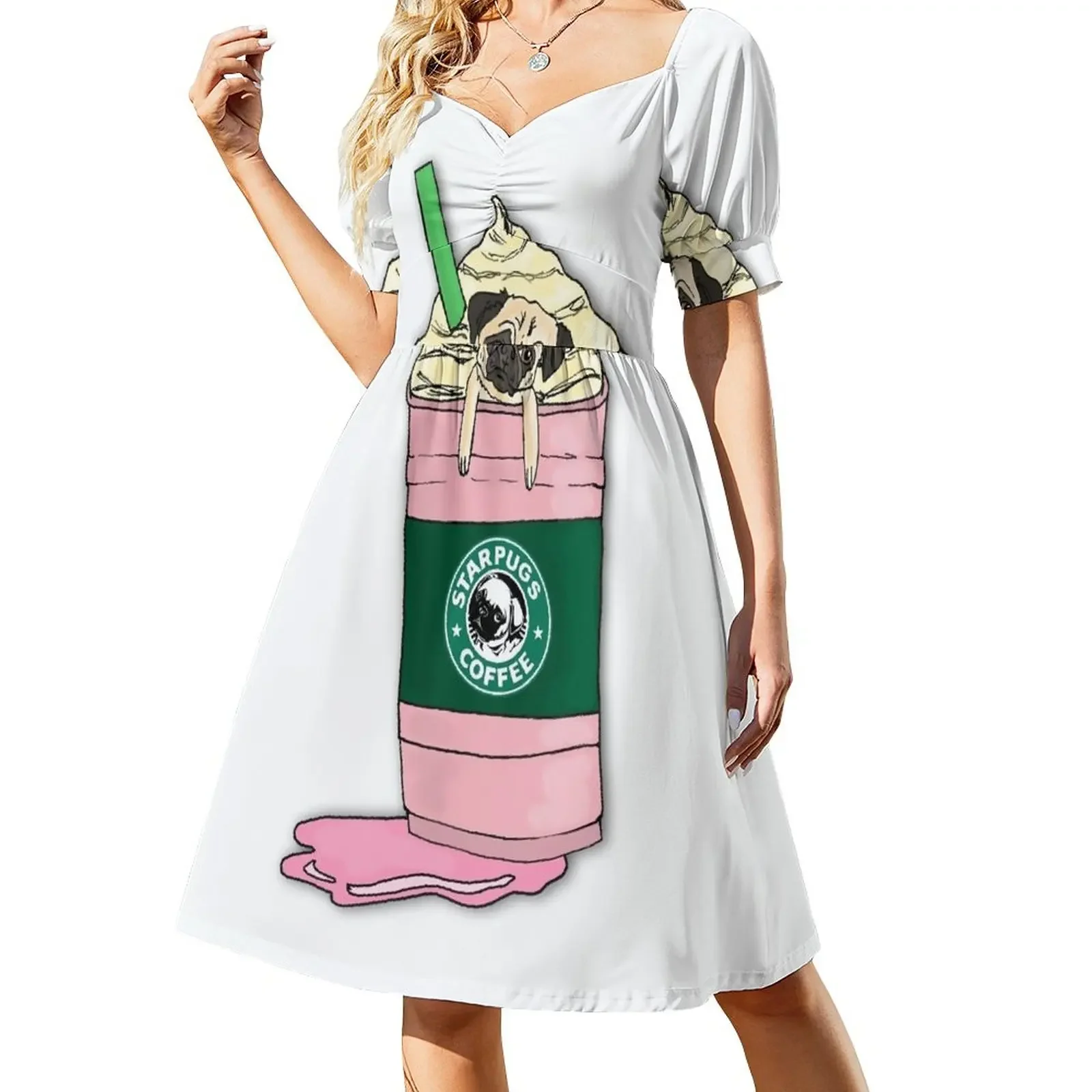 Pug Milkshake Cup Short-Sleeved Dress dresses for women 2025 luxury designer party women's dresses luxury luxury dress
Pug Milkshake Cup Short-Sleeved Dress dresses for women 2025 luxury designer party women's dresses luxury luxury dress