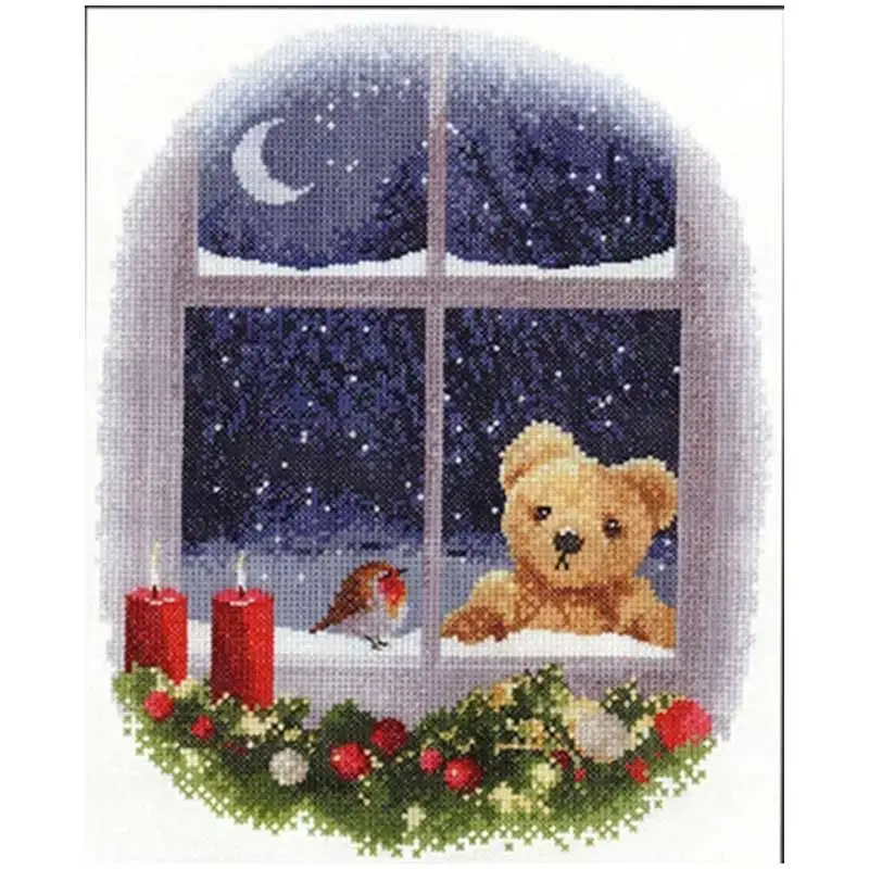 Little bear by the window patterns Counted Cross Stitch 11CT 14CT 18CT DIY Chinese Cross Stitch Kits Embroidery Needlework Sets
Little bear by the window patterns Counted Cross Stitch 11CT 14CT 18CT DIY Chinese Cross Stitch Kits Embroidery Needlework Sets