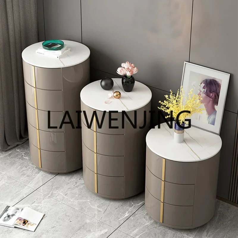 Round Chest of Drawers Light Luxury Bedside Table Simple Modern Storage Cabinet Living Room Curio Cabinet MultifunctionalCabinet
Round Chest of Drawers Light Luxury Bedside Table Simple Modern Storage Cabinet Living Room Curio Cabinet MultifunctionalCabinet
