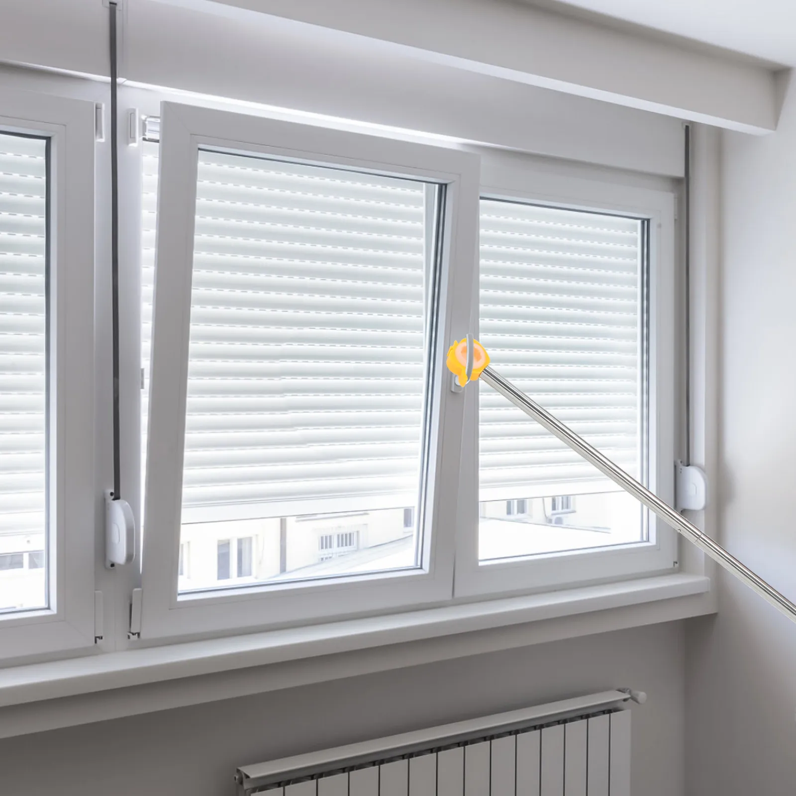 Awning Opening Pole Push Pull Window Opener 46 Blinds Opener 3 Section Wand Skylight Shade Curtain Window Pull Rod
Awning Opening Pole Push Pull Window Opener 46 Blinds Opener 3 Section Wand Skylight Shade Curtain Window Pull Rod
