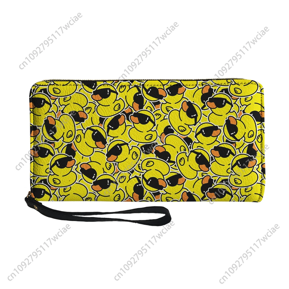 Cool Yellow Duck print pattern Custom Wallet Purse Mens Womens Zipper Long Wallets Double Print Portable Wallet Gift Bag 
Cool Yellow Duck print pattern Custom Wallet Purse Mens Womens Zipper Long Wallets Double Print Portable Wallet Gift Bag
