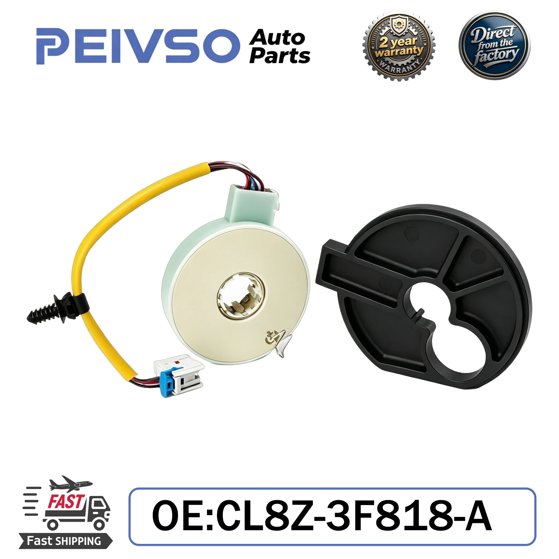 PEIVSO New Steering Column Rotation Sensor w/ Alignment For Ford Escape 2008-2012 Repair Part CL8Z-3F818-A CL8Z3F818A
PEIVSO New Steering Column Rotation Sensor w/ Alignment For Ford Escape 2008-2012 Repair Part CL8Z-3F818-A CL8Z3F818A