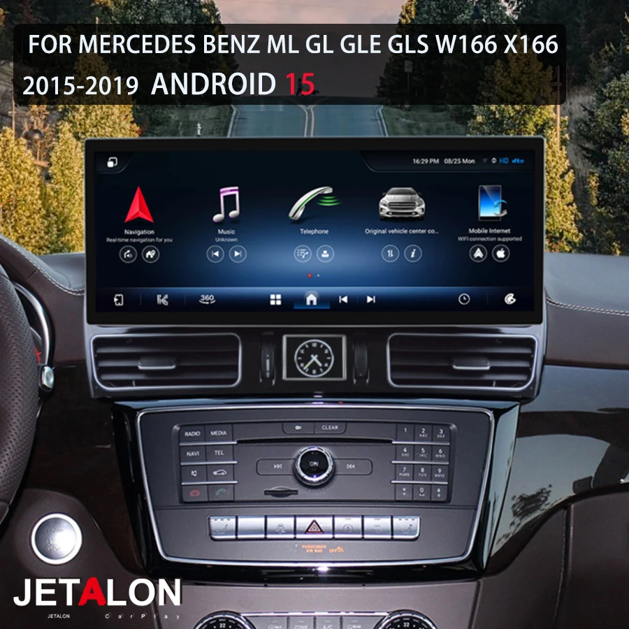 Автомобильное радио для Mercedes Benz ML GL GLE GLS W166 X166 2015-2019 Android15 Авто беспроводной аксессуар Carplay 4G GPS-навигация Стерео
Автомобильное радио для Mercedes Benz ML GL GLE GLS W166 X166 2015-2019 Android15 Авто беспроводной аксессуар Carplay 4G GPS-навигация Стерео