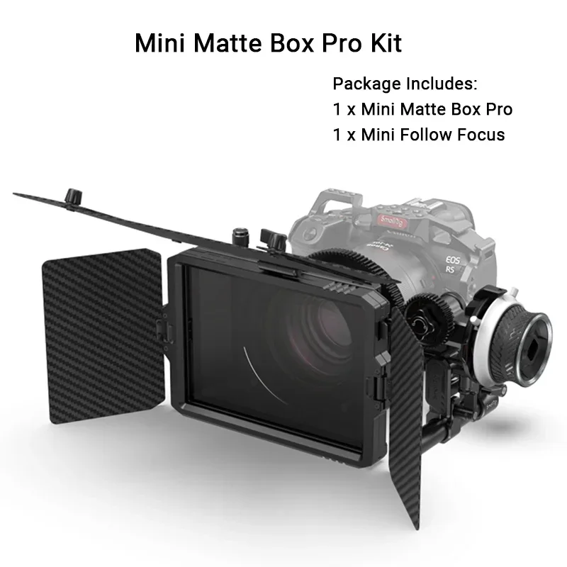 SmallRig Professional Mini Accessory Kit Include Mini Matte Box And Mini Follow Focus For Mirrorless DSLR Cameras -3196 + 3010
SmallRig Professional Mini Accessory Kit Include Mini Matte Box And Mini Follow Focus For Mirrorless DSLR Cameras -3196 + 3010