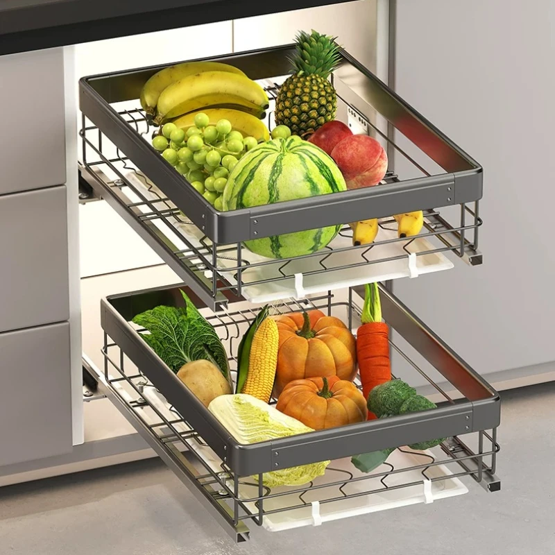 LMM stainless steel pull basket door type seasoning fruit and vegetable pull basket
LMM stainless steel pull basket door type seasoning fruit and vegetable pull basket