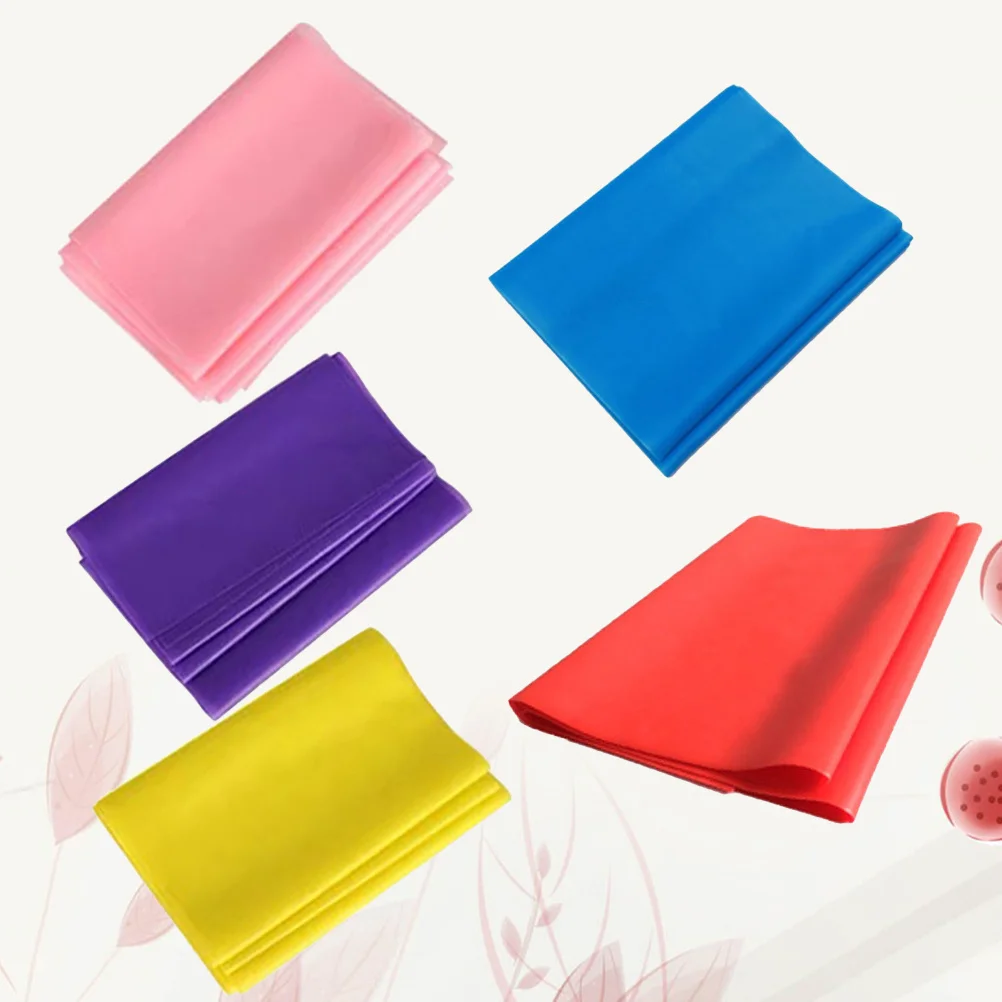 5Pcs Yoga Tension Band Durable Elastic Hip Resistance Belt for Fitness Exercise Stretching Workout Sports 1500x150x0.35mm Blue
5Pcs Yoga Tension Band Durable Elastic Hip Resistance Belt for Fitness Exercise Stretching Workout Sports 1500x150x0.35mm Blue